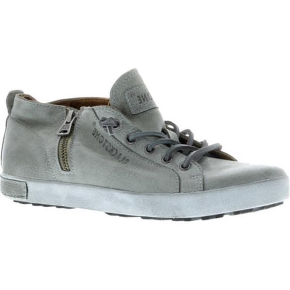 Blackstone JL17 Zipper Sneaker Grey Full Grain Leather